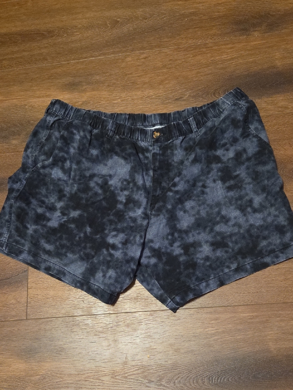 George Black Tie-Dye Shorts 2X (44/46)